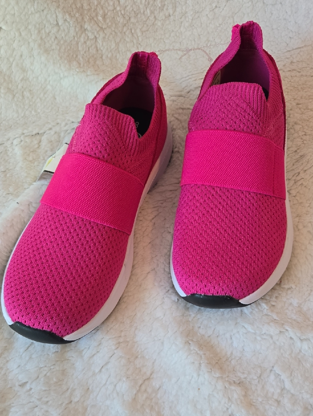 Athletic Works Hot Pink Slip-On Knit Shoes